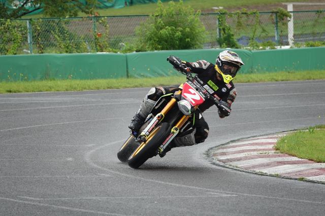 画像: 森田選手のレース中。
