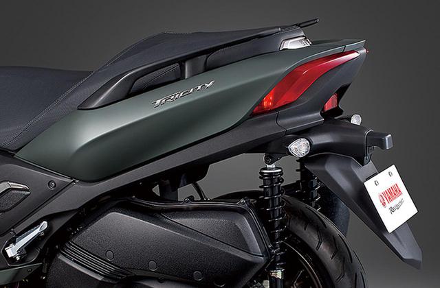 画像21: ヤマハが「トリシティ300」の販売を開始! 自立をサポートするスタンディングアシスト機能をヤマハ車で初搭載