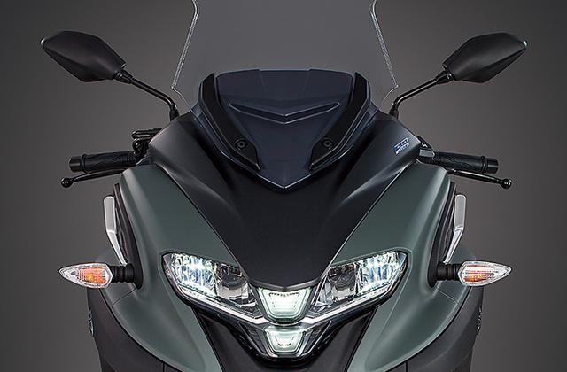 画像20: ヤマハが「トリシティ300」の販売を開始! 自立をサポートするスタンディングアシスト機能をヤマハ車で初搭載