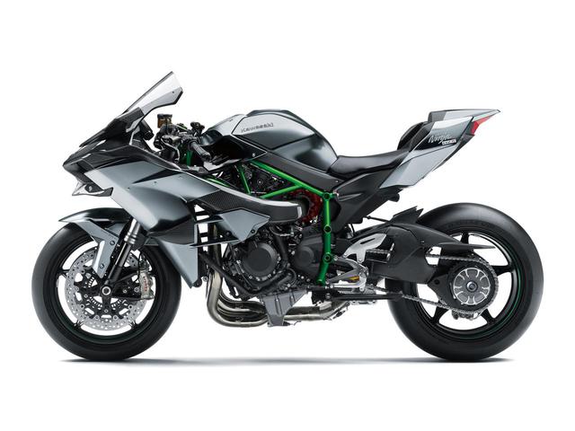 画像: スーパーチャージドエンジンを搭載したレース車両「Ninja H2R」
