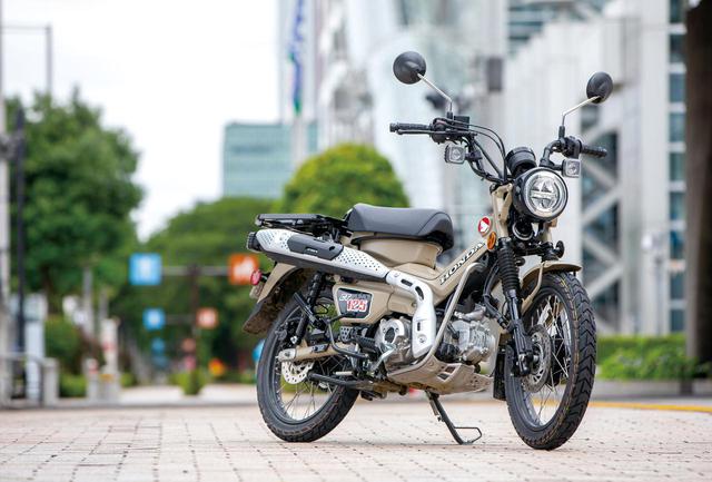 画像: Honda CT125 HUNTER CUB 総排気量:124cc エンジン形式:空冷4ストSOHC単気筒 最高出力:6.5kW(8.8PS)/7000rpm 最大トルク:11N・m(1.1kgf・m)/4500rpm シート高:800mm 発売日:2020年6月26日 メーカー希望小売価格:税込44万円