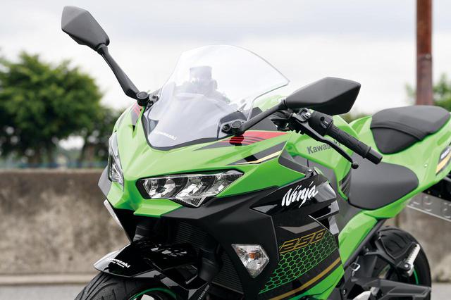 画像: 兄弟モデルと共通イメージのデザイン。ヘッドライトはLEDでロー/ハイ/ポジションを2灯ずつ装備する。