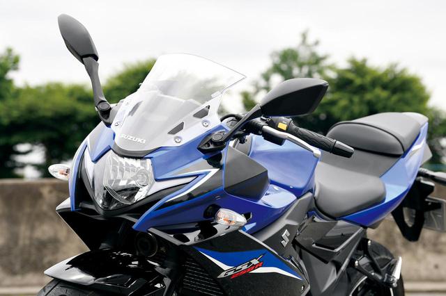 画像: V字型ヘッドライトサイドのポジションランプとテールランプに面発光LEDを装備してGSXらしさをアピール。