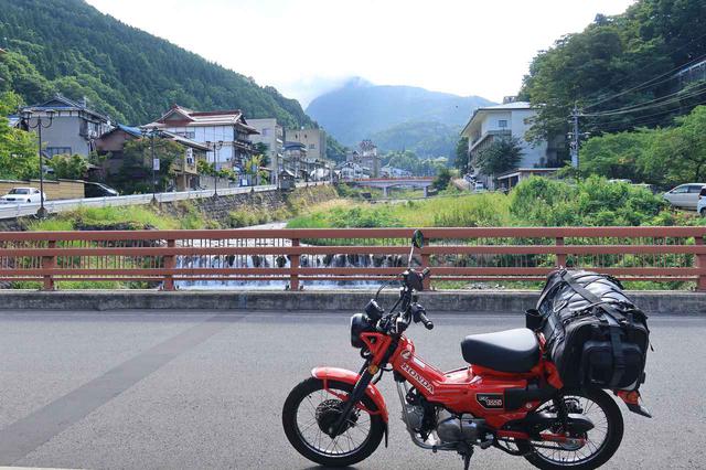 画像: 途中で通った渋温泉周辺。