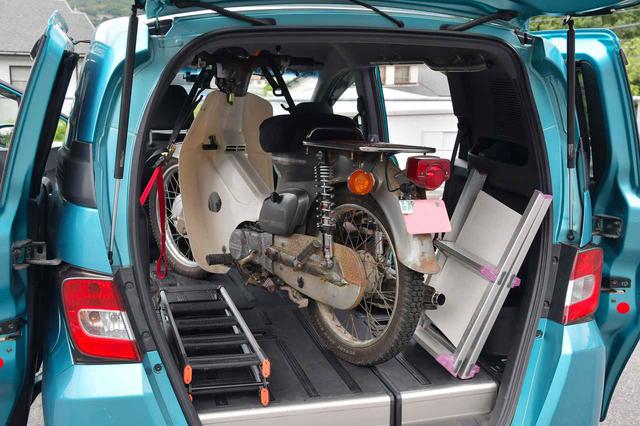 人気のn Vanに 人気のハンターカブを積載するぞ カブを車載するのだ後編 若林浩志のスーパー カブカブ ダイアリーズ Vol 38 Webオートバイ