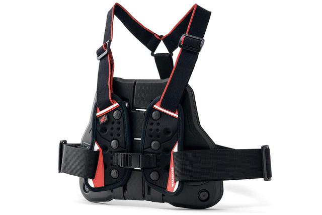 画像: テクセルセパレートチェストプロテクター (ベルトタイプ) 【税込価格】1万8920円 ※一体型のベルトタイプ(1万4850円)もあり。ベルト単体(3080円)でも販売されている。