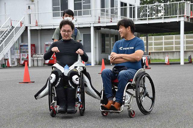 画像: 今回初参加の渡邉さん。事故からわずか1年ということで、本人もライダー復帰はそう難しいことではないだろうと思っていた様子。しかし、これがなかなか大変であった。