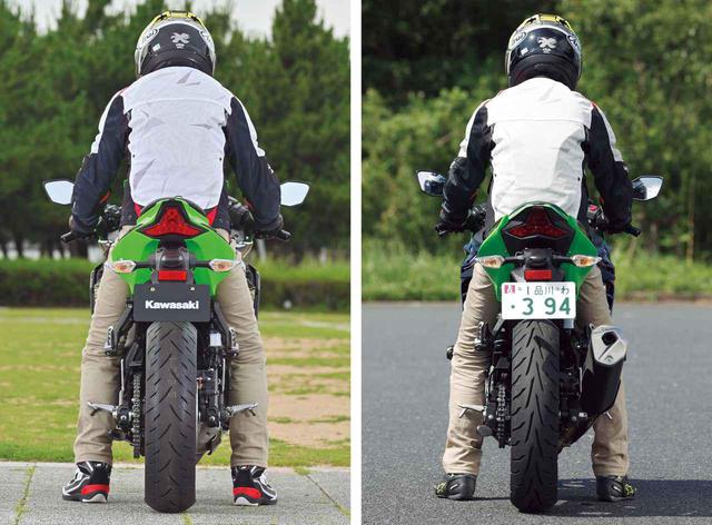画像: (左)Ninja ZX-25R|(右)Ninja 250