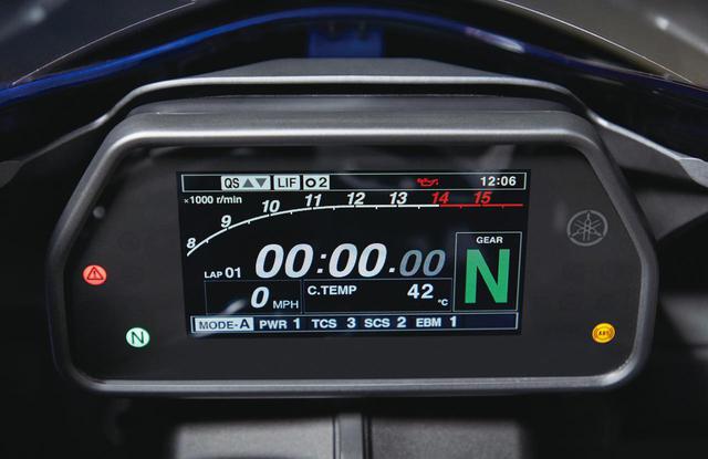 画像: すでに先進的だった多機能カラーTFTメーターは視認性の高いもの。ビッグマイナーチェンジを遂げた2020年モデルの電子制御メニューの追加に合わせて表示項目も追加された。