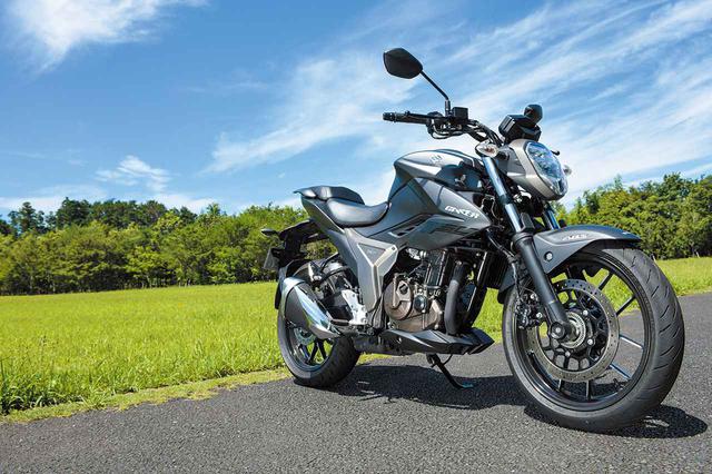 画像: ●油冷4ストOHC4バルブ単気筒●249㏄●26PS/9000rpm●2.2㎏-m/7300rpm●800㎜●154㎏●12L●110/70R17・150/60R17