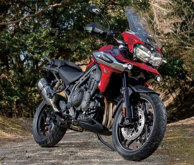画像: TRIUMPH TIGER1200 XRT 総排気量:1215cc エンジン形式:水冷4ストDOHC4バルブ並列3気筒 メーカー希望小売価格:275万6600円