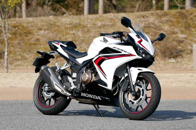 画像: ●水冷4ストDOHC4バルブ並列2気筒●399㏄●46PS/9000rpm●3.9㎏-m/7500rpm●785㎜●192㎏●17L●120/70ZR17・160/60ZR17