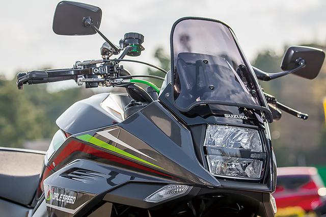 画像: GSX1100Sスクリーン&ステーセットで空冷カタナのイメージを再現。ステーはKATANA専用設計で、スクリーン自体(モールも付属)は空冷カタナにも装着可能。ミラーはナポレオンAPT-101をチョイスした。