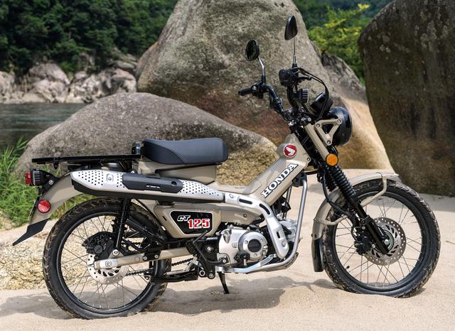 画像: HONDA CT125・ハンターカブ 総排気量:124cc エンジン形式:空冷4ストロークOHC単気筒 メーカー希望小売価格:44万円(税込)