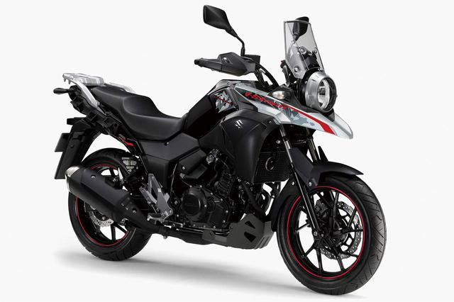 画像: Vストローム250 ABS カラー:パールネブラーブラック/ハイテックシルバーメタリック