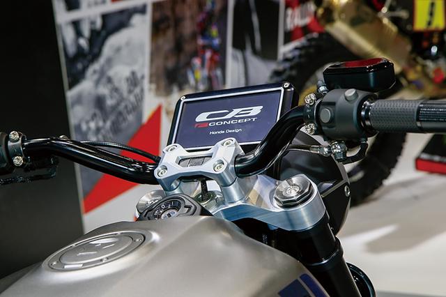 画像: 現代モデルらしくオールインワン・ワンパネルのデジタル多機能メーターをセット。ハンドルはバータイプを採用する。