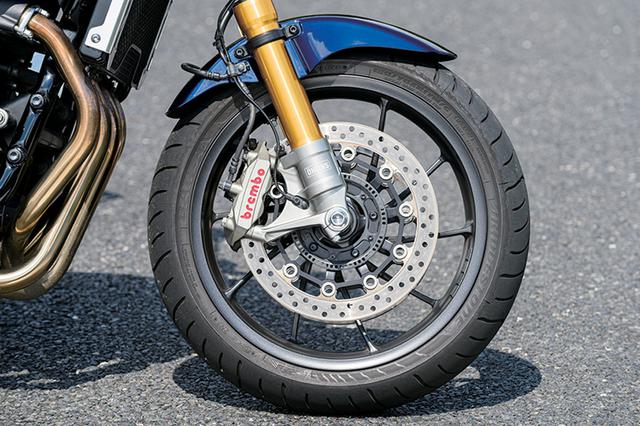 画像: SPはオーリンズと共同開発の前後サスペンションを採用。車高が10mm上昇し、ハンドリングも軽快になった。