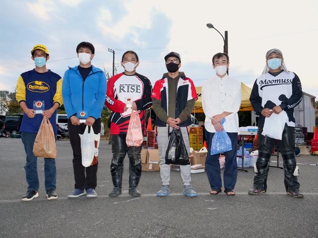 画像: C1級入賞者 左から1位・吉田篤司選手、2位・地下和宏選手、3位・福澤公之選手、4位・白川晋也選手、5位・坂本和信選手、6位・井原英樹選手