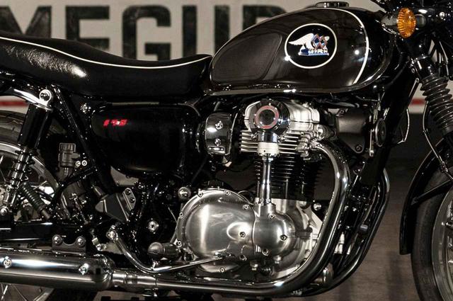 画像3: メグロ復活!? W800ベースの新型車登場か? カワサキがSNSで実車写真を突如公開!【2021速報】