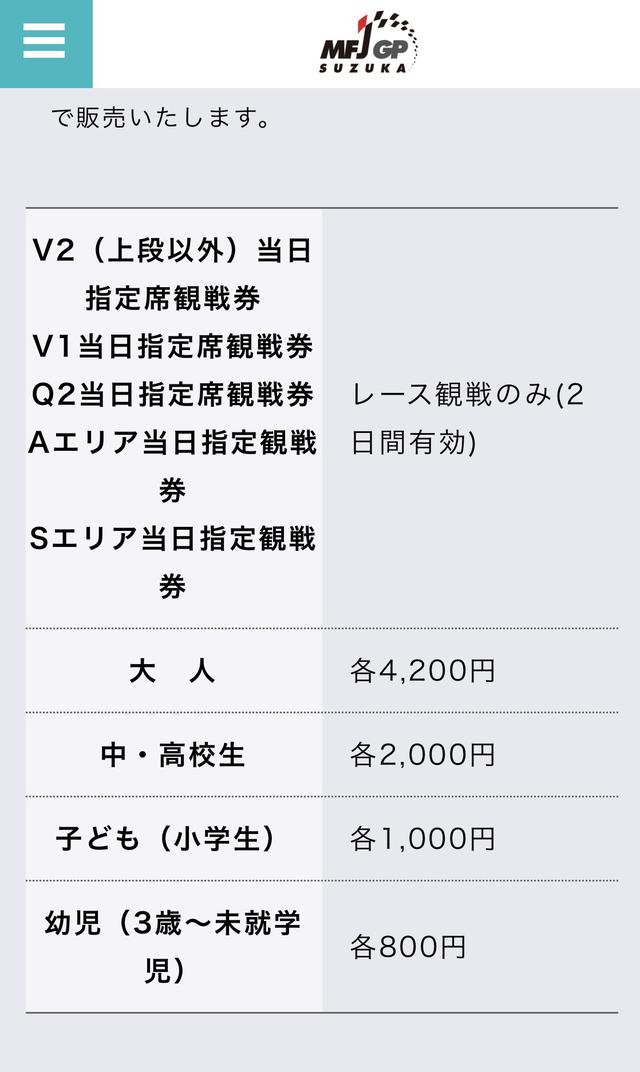 画像: 値段です。