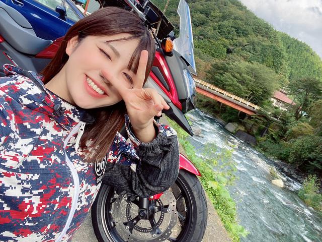 画像: NC750Xの横顔とパシャリ♪