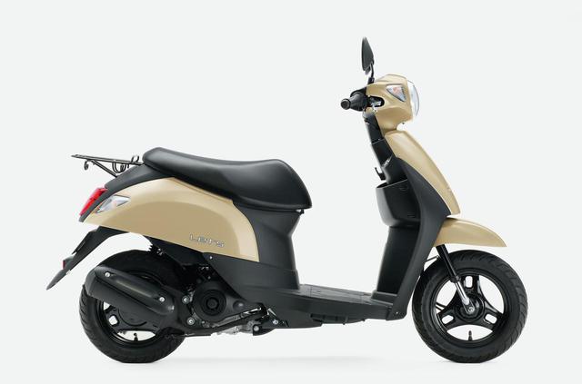 画像2: スズキの50ccスクーター「レッツ」に新色が登場! 既存の3色と合わせて全4色で2020年12月8日に発売【2021速報】