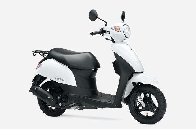 画像7: スズキの50ccスクーター「レッツ」に新色が登場! 既存の3色と合わせて全4色で2020年12月8日に発売【2021速報】