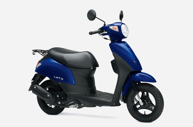 画像3: スズキの50ccスクーター「レッツ」に新色が登場! 既存の3色と合わせて全4色で2020年12月8日に発売【2021速報】