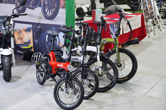 画像: E-BIKEの試乗会も開催されていた。