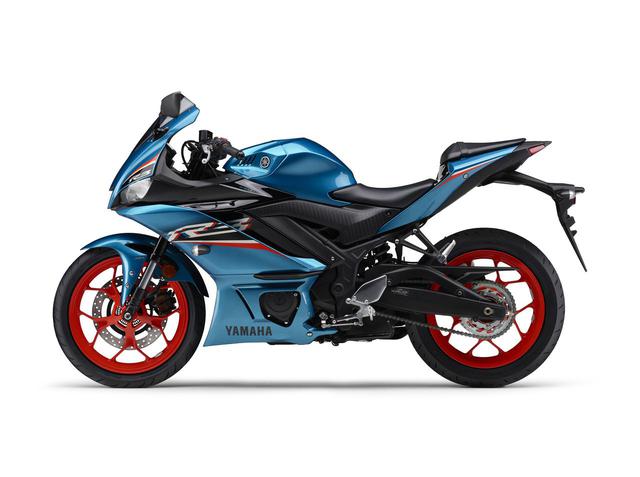 画像2: ヤマハが「YZF-R25」「YZF-R3」の2021年モデルを発売! トレンド色のシアンを初採用