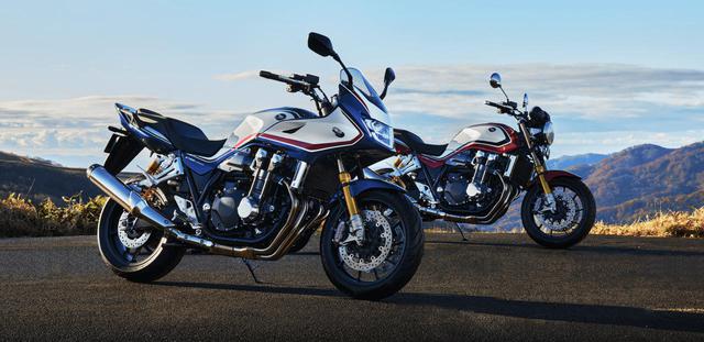 画像: ホンダ 新型 CB1300 SUPER BOL D’OR SP(左)/新型 CB1300 SUPER FOUR SP(右)