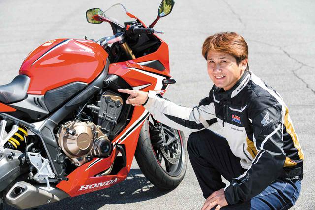 画像: 車体はフルバンク180km/hあたりまでの剛性バランスで設定され、スチールフレームがCBR650Rの走りの個性を演出している。