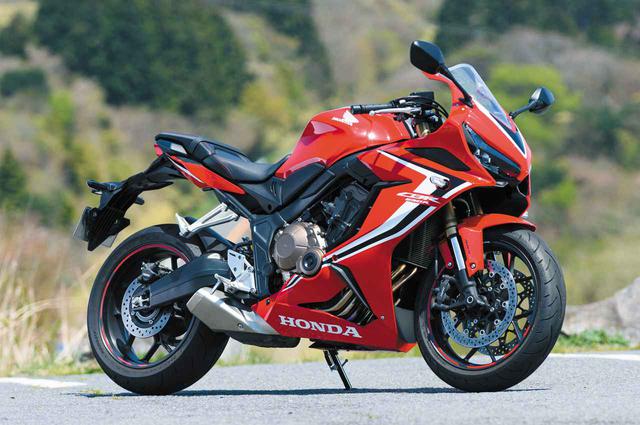 画像: Honda CBR650R 総排気量:648cc エンジン形式:水冷4ストDOHC4バルブ4気筒 シート高:810mm 車両重量:206kg メーカー希望小売価格:税込105万6000円~108万9000円 写真のカラーはグランプリレッド(108万9000円)