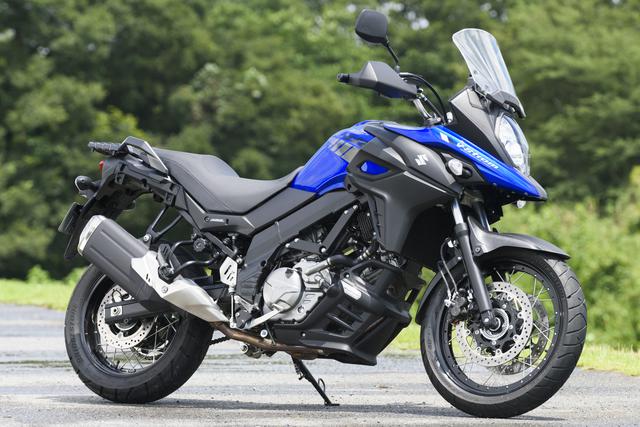 画像: SUZUKI V-Strom 650XT ABS 総排気量:645cc エンジン形式:水冷4ストDOHC4バルブ90°V型2気筒 最高出力: 最大トルク: シート高: 車両重量: メーカー希望小売価格:税込96万8000円