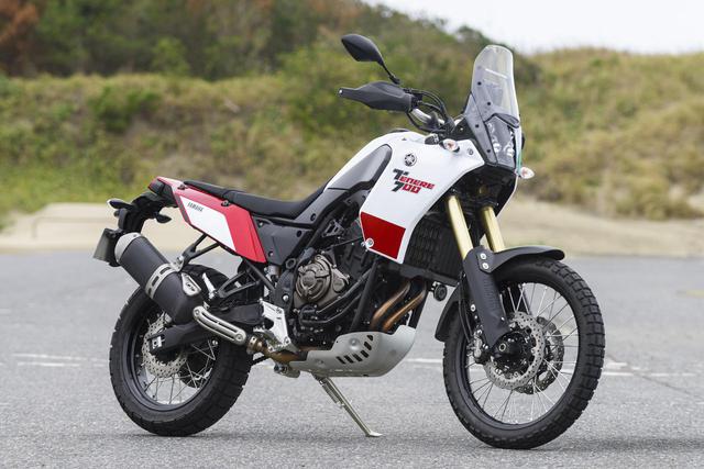画像: YAMAHA Ténéré700 総排気量:688cc エンジン形式:水冷4ストDOHC4バルブ並列2気筒 シート高:875mm 車両重量:205kg メーカー希望小売価格:税込126万5000円