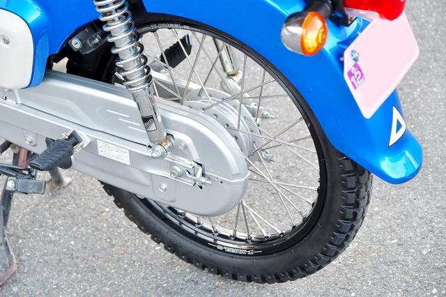画像3: 完成。スーパーカブ110の足元が引き締ってカッコ良い!