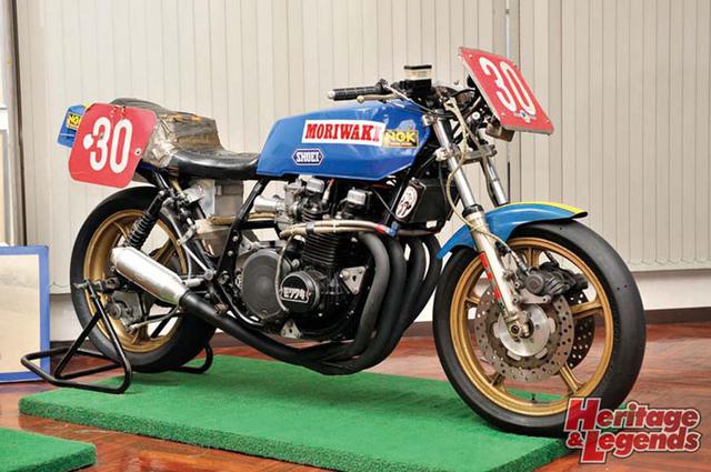 画像: ▲1981年 MORIWAKI MONSTER1000 鉄フレームのSB仕様。