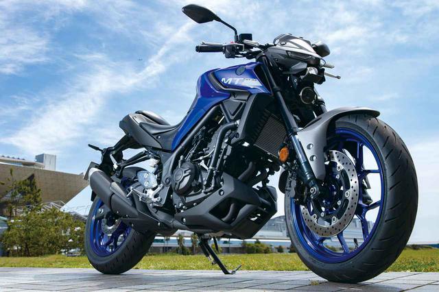 画像: YAMAHA MT-03 ABS 総排気量:320cc エンジン形式:水冷4ストDOHC4バルブ並列2気筒 シート高:780mm 車両重量:169kg メーカー希望小売価格:税込65万4500円