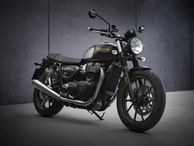 画像: TRIUMPH Street Twin Gold Line 日本での発売予定時期:2021年5月 メーカー希望小売価格:税込117万3000円