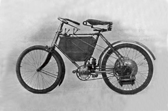 画像: プジョー モーターサイクル1号車(1898)
