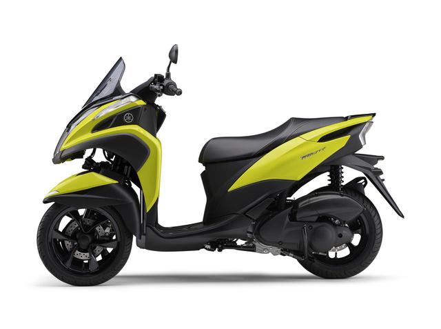 画像2: ヤマハが原付二種「トリシティ125」の2021年モデルを発売! 鮮明な新色〈イエロー〉が登場