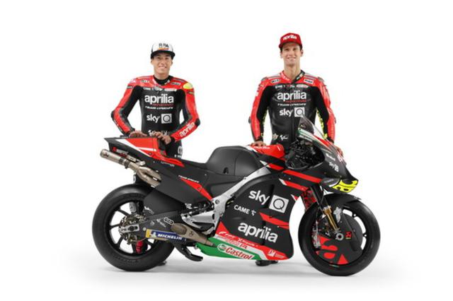 画像: アプリリアで5年目のシーズンとなるエスパルガロ(左)とMotoGPクラス初のレギュラー参戦となるサバドーリ(右)
