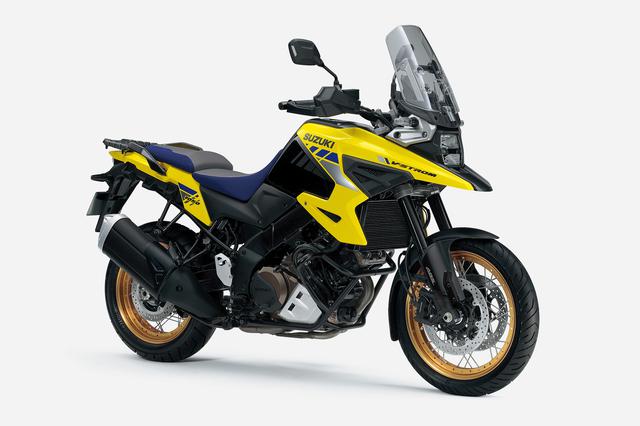 画像: Vストローム1050XT(チャンピオンイエローNo.2/グラススパークルブラック)