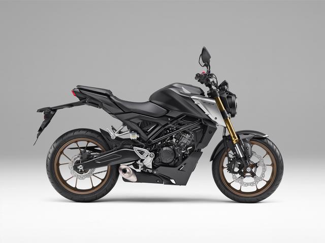 画像: CB125R(マットガンパウダーブラックメタリック)