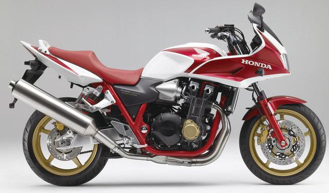 画像: 2006年 CB1300 SUPER BOL D'OR SPECIAL ゴールドホイールやクランクケースカバー、レッドのフォークボトム、シートなど、CB1100Rを強くイメージした限定モデル。