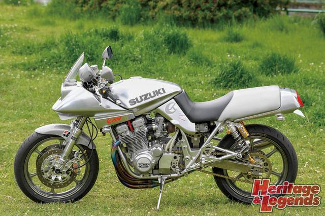 画像: ▲TG-RUN代表の杉本さんが“自分の理想とするカタナを”と自らがいちオーナーとしてRUNにオーダーする形で2013年に作ったフルメタル・ハガネ。前後18インチで出力は後軸120ps程度、パッと乗れて下駄代わりにもツーリングにも、サーキット遊びにも使える。かつカッコ良くて壊れずに長く乗れるという1台