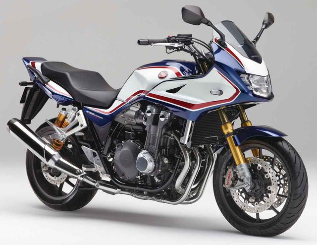 画像: 2018年 CB1300 SUPER FOUR SP & SUPER BOL D'OR SP 専用セッティングの前後オーリンズサス、ブレンボキャリパーを採用した「SP」が登場。2019年にはレッドも追加設定された。