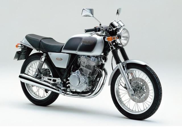 画像: 1988年 GB250 CLUBMAN クラッチ板の材質を変更、ハンドルパイプの絞り角を手前に変更するなど、主に使い勝手の向上が図られた。