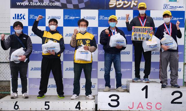 画像: ●NO級入賞者 左から6位・河野健太選手、5位・赤瀬祐介選手、4位・樋口昌夫選手、3位・河本一郎選手、1位・豊田哲矢選手、2位・猪野貴拓選手