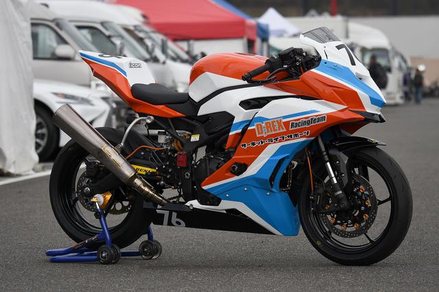 画像: まだまだ開発尾中のNinja ZX-25R JP250レーサー D-REXにまっさきデビュー賞さしあげます